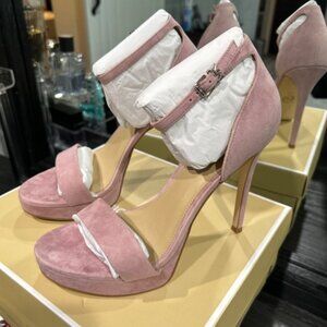 Royal Pink Michael Kors Jordyn Platform Sandal